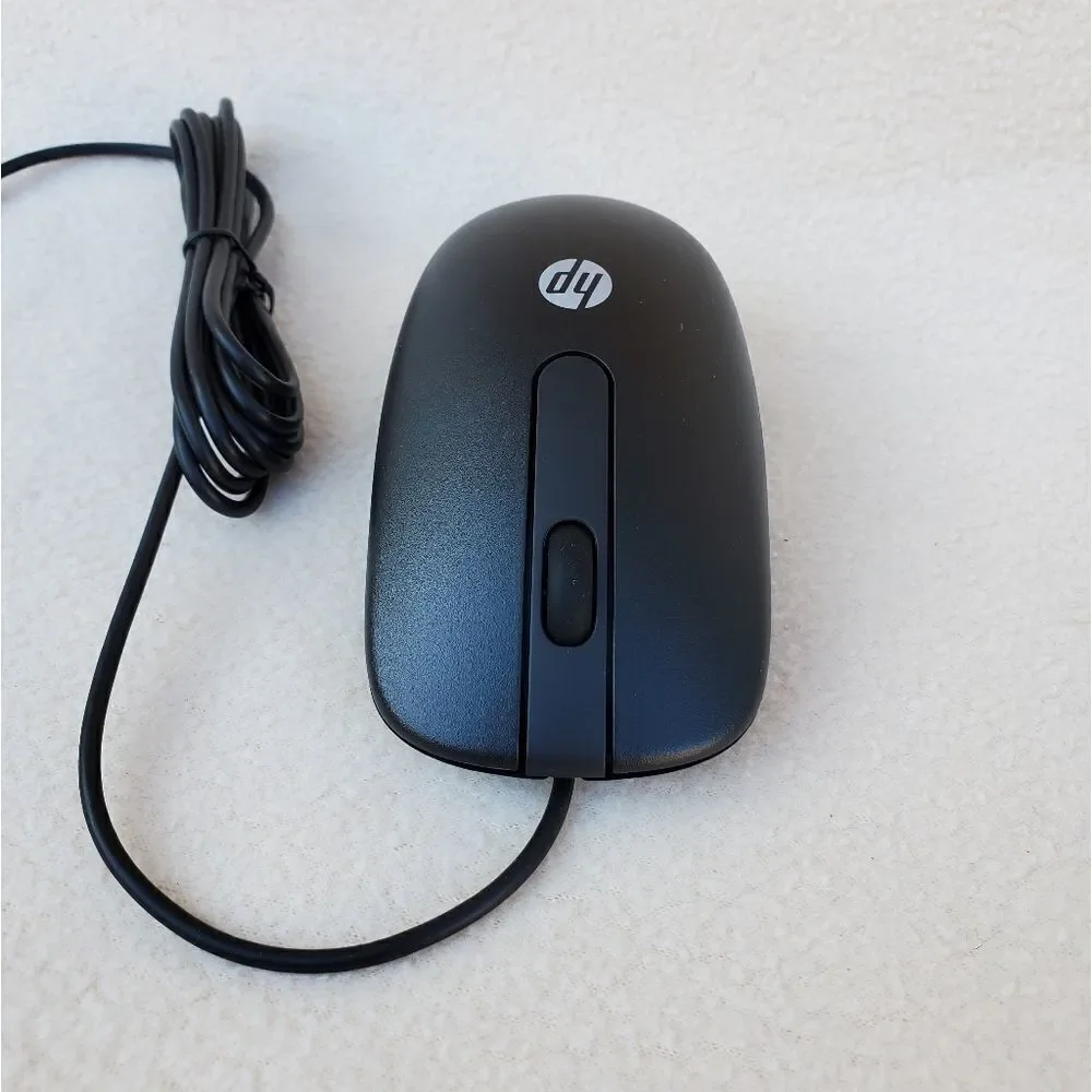 HP Hewlett-Packard USB wired optical sensor scroll mouse